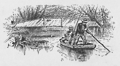 Aborre-fiskeri på søen, 1883 af Unbekannt