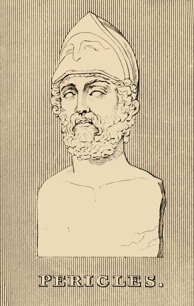 Perikles, ca 495-429 f.Kr., 1830. af Unbekannt