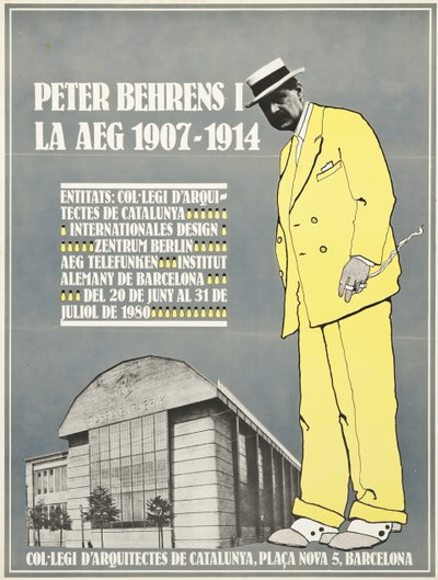 Peter Behrens og AEG 1907-1914 Plakat af Unbekannt