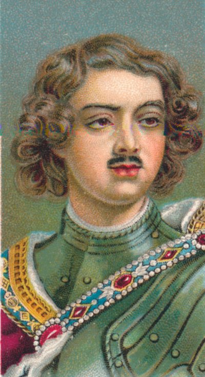 Peter I, den Store 1672-1725, Ruslands zar, 1924 af Unbekannt
