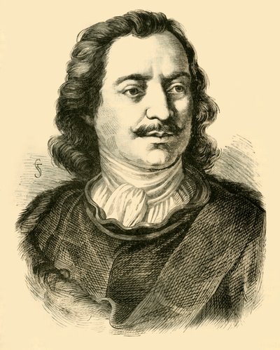 Peter den Store, c1710-1720, 1890. af Unbekannt