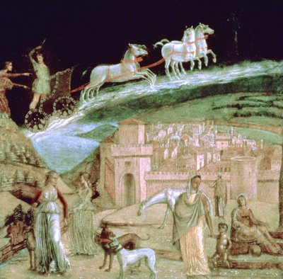 Phaeton i sin vogn, c1470-1536 af Unbekannt