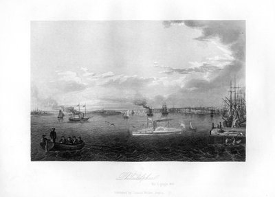 Philadelphia, 1855 af Unbekannt