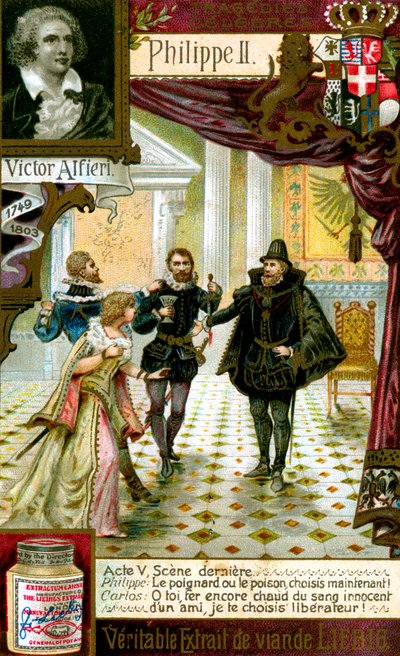Philip II af Vittorio Alfieri 1749-1803, c1900 af Unbekannt