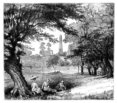 Phoenix Park, Dublin, c1888 af Unbekannt