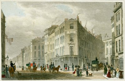 Piccadilly, London, 1830 af Unbekannt