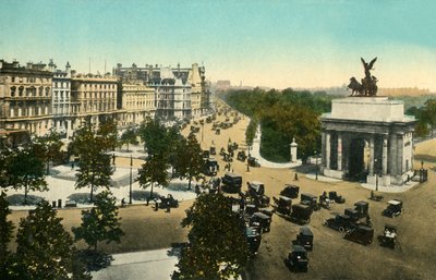 Piccadilly fra Hyde Park Corner, London, c1915. af Unbekannt