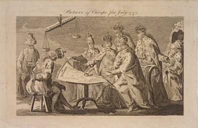 Billede af Europa for juli 1772, 1772 af Unbekannt