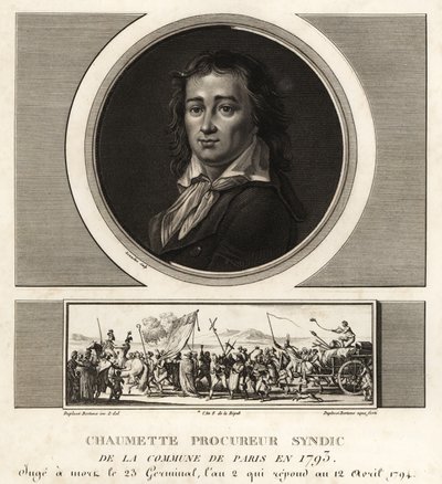 Pierre Gaspard Chaumette, syndisk anklager i kommunen, ateist af Unbekannt