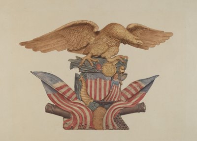 Pine Ornament Eagle, 19351942. af Unbekannt