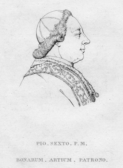Pio. Sexto. P.M. Bonarum. Artium. Patrono., um 1850 von Unbekannt