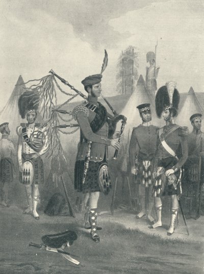 Piper, 93rd Sutherland Highlanders, c1800-tallet 1909 af Unbekannt