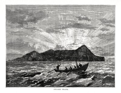 Pitcairn Island, Stillehavet, 1877 af Unbekannt