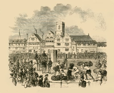 Udførelsessted, Old Smithfield, 1890. af Unbekannt
