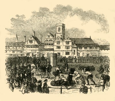 Henrettelsessted i Old Smithfield, c1872. af Unbekannt