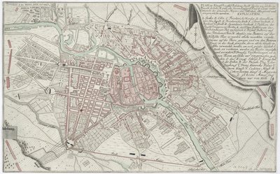 Plan for Berlin 1760 af Unbekannt