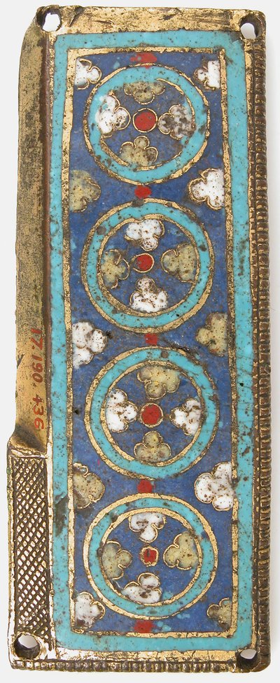 Plaque fra et relikvieskrin, tysk eller sydhollandsk, ca. 1175-1200. af Unbekannt