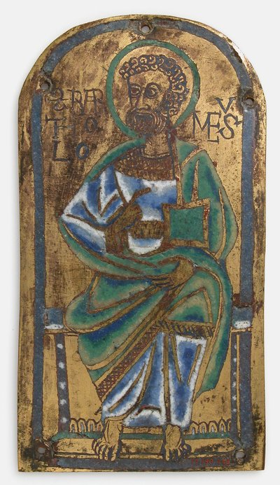Tavle af St. Bartholomew, Niederrhensk eller Saksisk, midten af det 12. århundrede. af Unbekannt