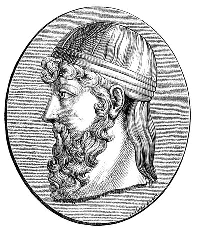Platon c428-c348 f.Kr., oldgræsk filosof af Unbekannt