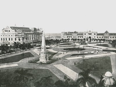 Victory Square, Buenos Aires, Argentina, 1895. af Unbekannt