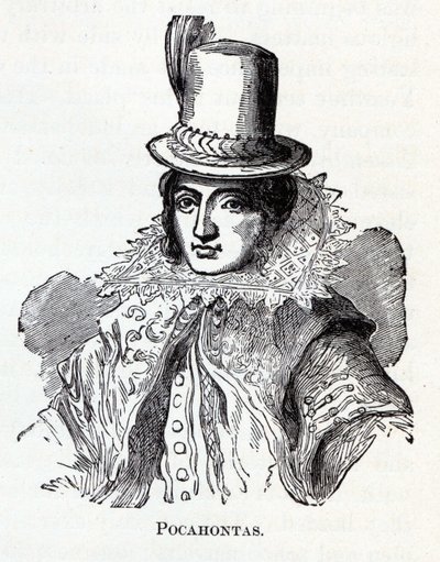Pocahontas, 1882 af Unbekannt