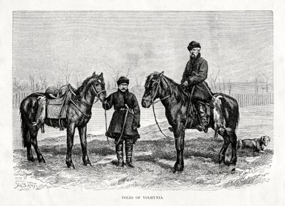 Polakker i Volhynia, det vestlige Ukraine, 1879 af Unbekannt