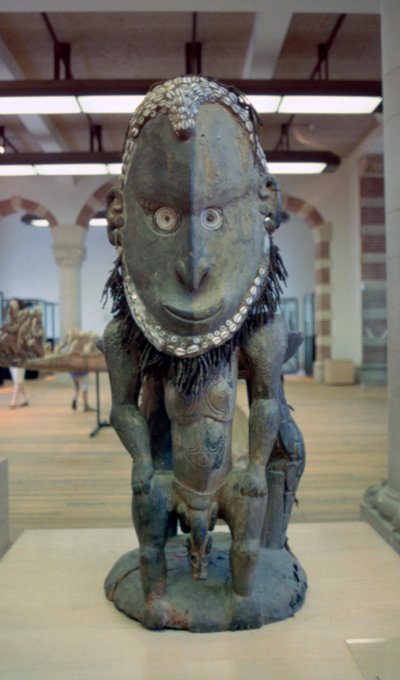Polynesisk gud statue af Unbekannt
