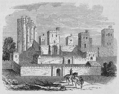 Pontefract Slot, c1880 af Unbekannt