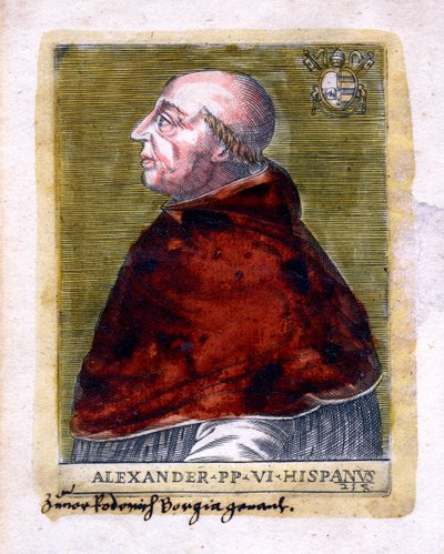 Pope Alexander VI af Unbekannt
