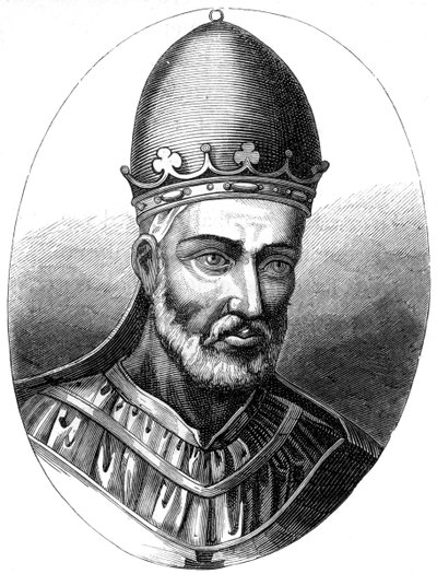 Pave Honorius III 1148-1227, 1849 af Unbekannt