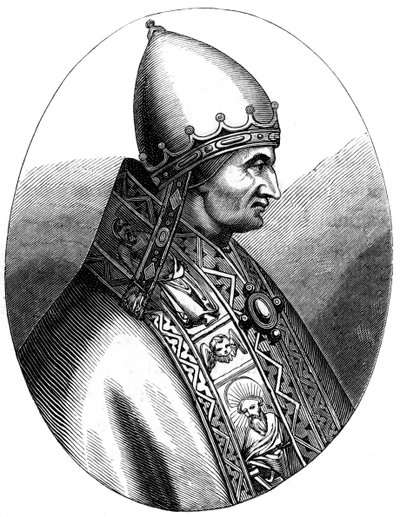 Pave Innocentius IV 1180-1254, 1849 af Unbekannt