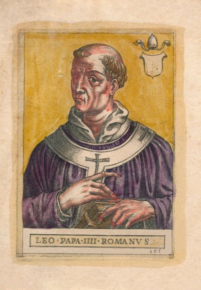 Pave Leo III. af Unbekannt