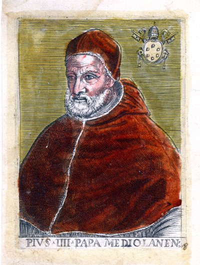 Pave Pius IV af Unbekannt