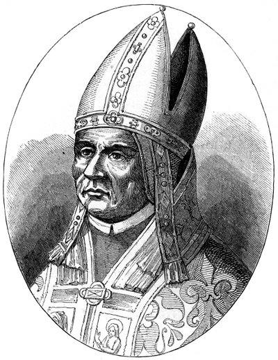 Pave Sylvester I d335, 1849 af Unbekannt