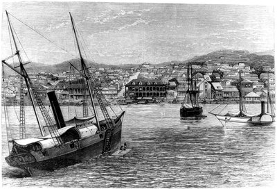 Port au Prince, Haiti, 1873 af Unbekannt