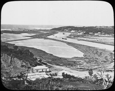 Port Alfred, Kowie River, Cape diamant- og guldminer, Sydafrika, c1890 af Unbekannt