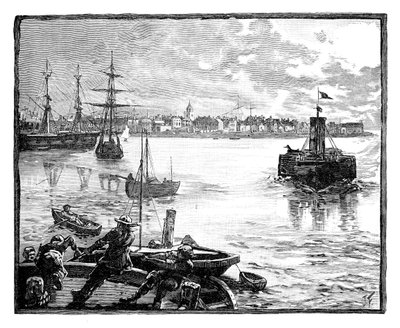 Portsmouth Harbour, Hampshire, c1888 af Unbekannt