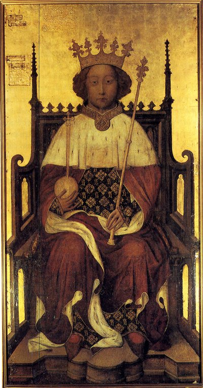 Portræt Richard II af England, ca 1390 af Unbekannt