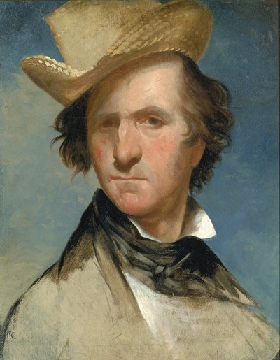 Portrætskitse af en skuespiller, ca. 1830. af Unbekannt
