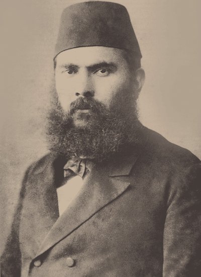 Portræt af Ahmed Mithat 1844-1912, slutningen af det 19. århundrede. af Unbekannt