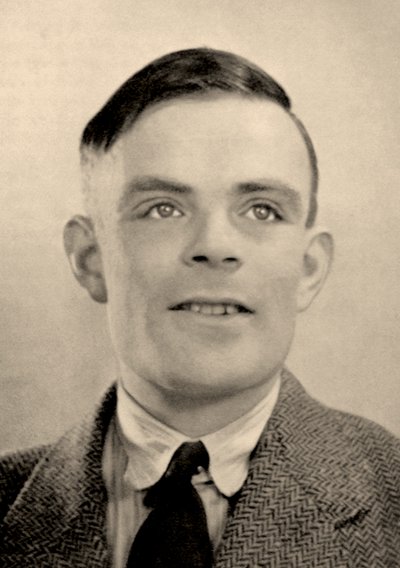 Portræt af Alan Mathison Turing af Unbekannt