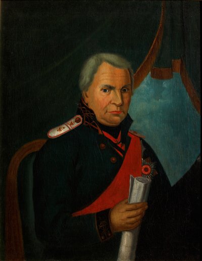 Portræt af Alexander Semyonovich Shishkov 1754-1841, 1820