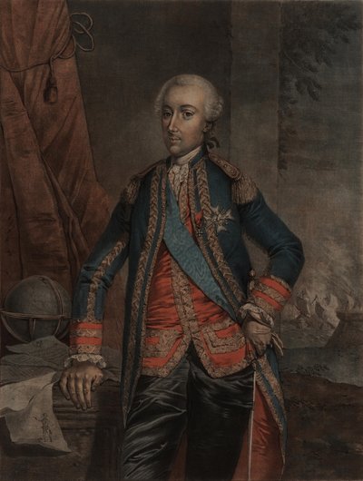 Portræt af Charles Hector, comte dEstaing 1729-1794, 1778. af Unbekannt