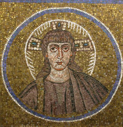 Portræt af Kristus, byzantinsk, original fra begyndelsen af det 20. århundrede dateret slutningen af 5.-begyndelsen af 6. århundrede. af Unbekannt