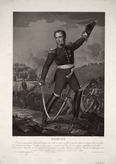 Portræt af grev general Antoine Drouot 1774-1847, ca 1825 af Unbekannt