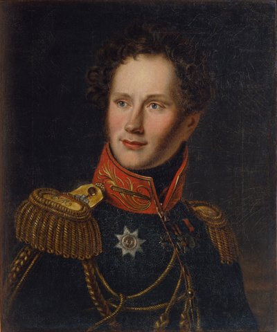 Portræt af grev Alexey Fyodorovich Orlov 1787-1862, ca. 1810 af Unbekannt