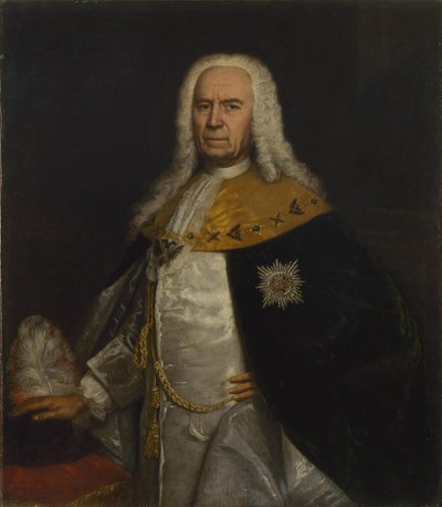 Portræt af grev Andrei Ivanovich Ushakov 1708-1739, midten af det 18. århundrede af Unbekannt