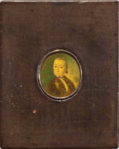 Portræt af grev Pyotr Semyonovich Saltykov 16971772 af Unbekannt
