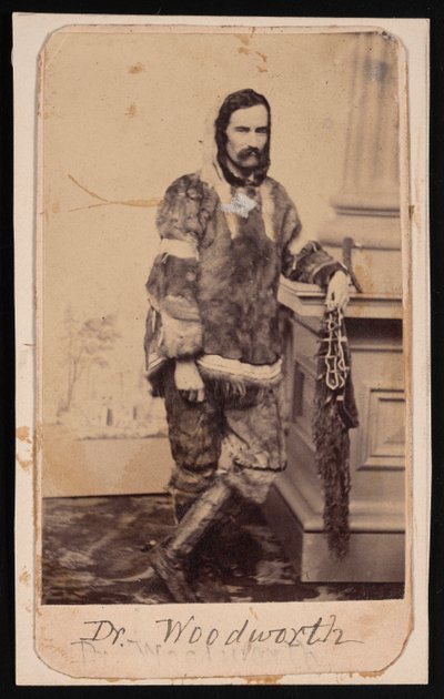 Portræt af Dr. John Maynard Woodworth 1837-1879, før 1879. af Unbekannt