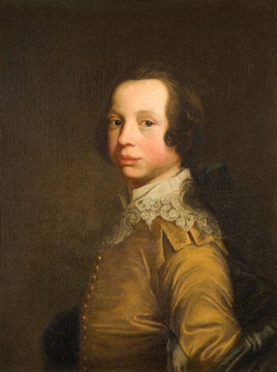 Portræt af Edward Jesson som kavaler, 1750-1800. af Unbekannt